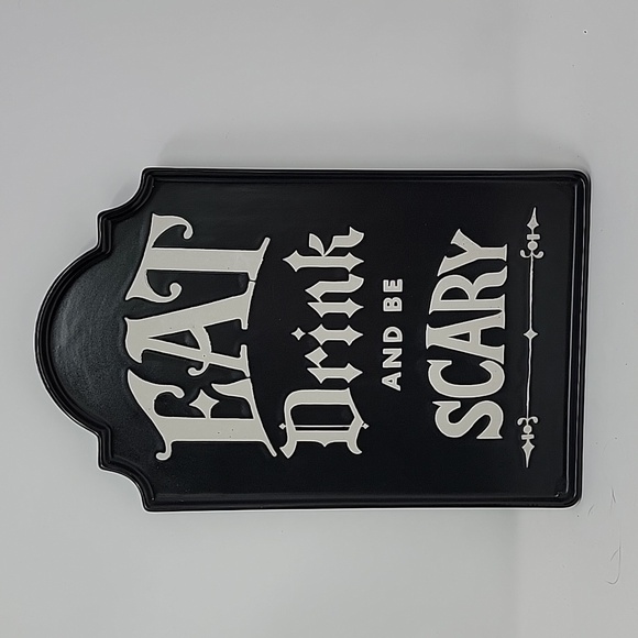 Threshold Other - Threshold 2023 Stonewear Halloween Eat Drink and Be Scary Platter